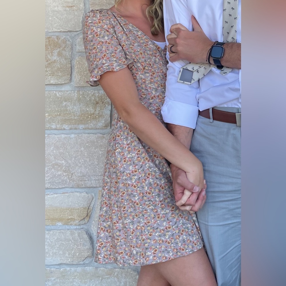 Floral mini dress